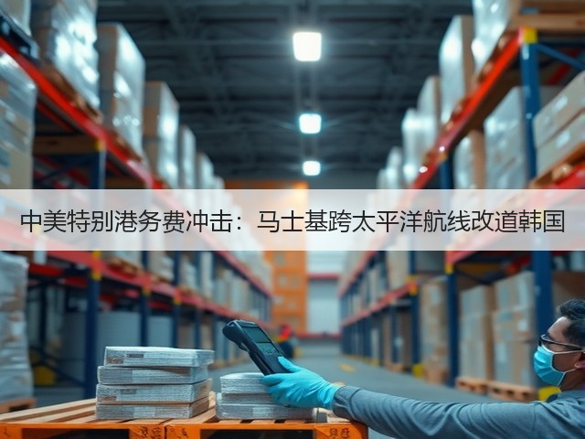 中美特别港务费冲击：马士基跨太平洋航线改道韩国(图1)