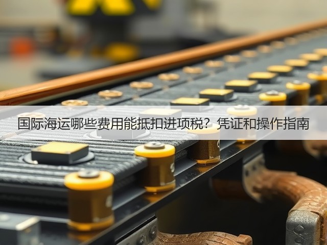 国际海运哪些费用能抵扣进项税?凭证和操作指南(图3) 国际海运哪些费用能抵扣进项税?凭证和操作指南(图3)
