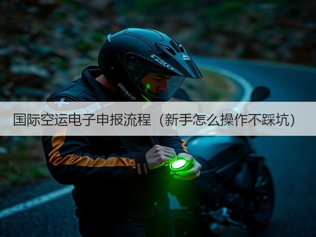 国际空运电子申报流程(新手怎么操作不踩坑)(图1) 国际空运电子申报流程(新手怎么操作不踩坑)(图1)