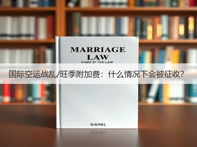 国际空运战乱/旺季附加费：什么情况下会被征收？(图1)