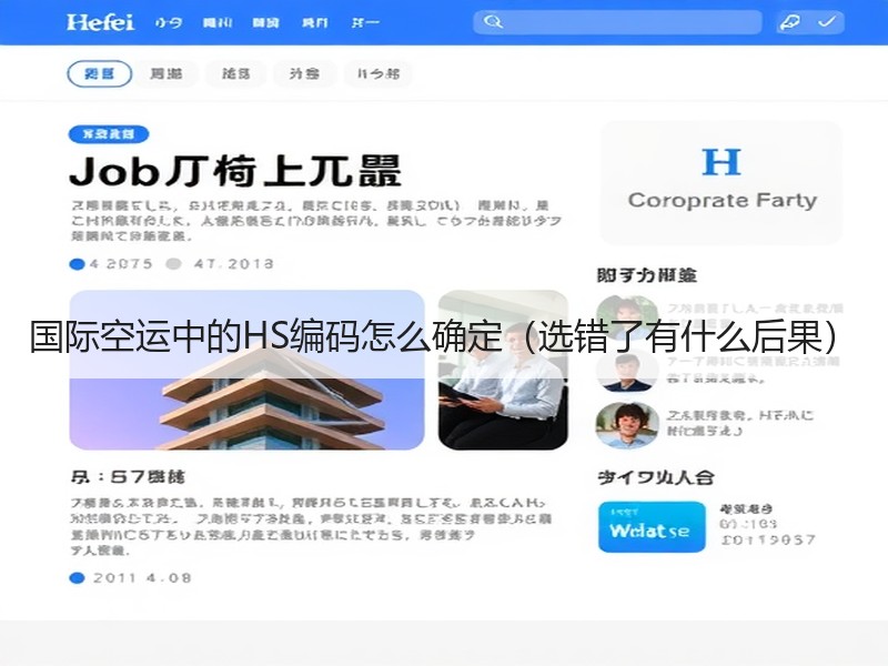 国际空运中的HS编码怎么确定（选错了有什么后果）