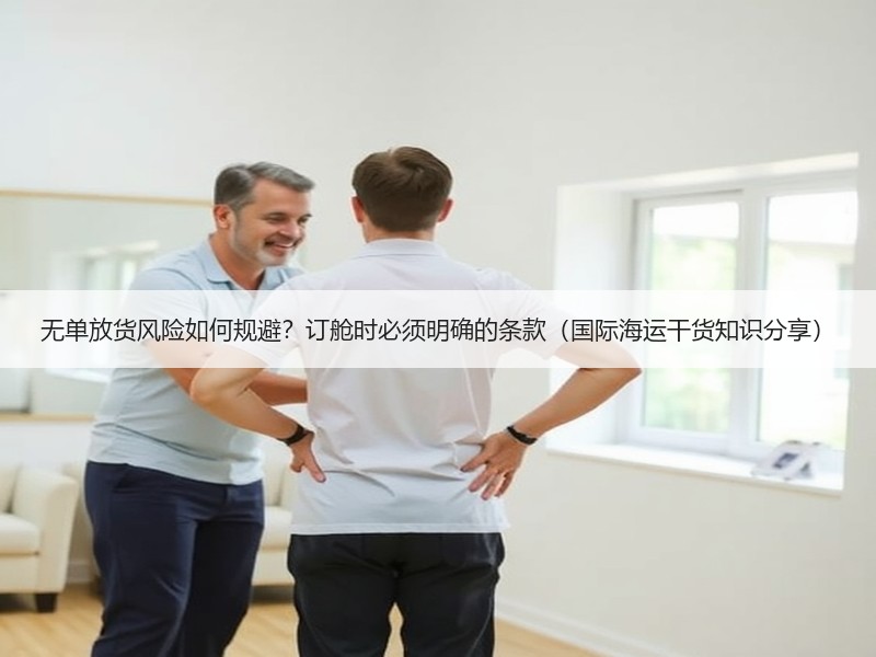 无单放货风险如何规避？订舱时必须明确的条款（国际海运干货知识分享）