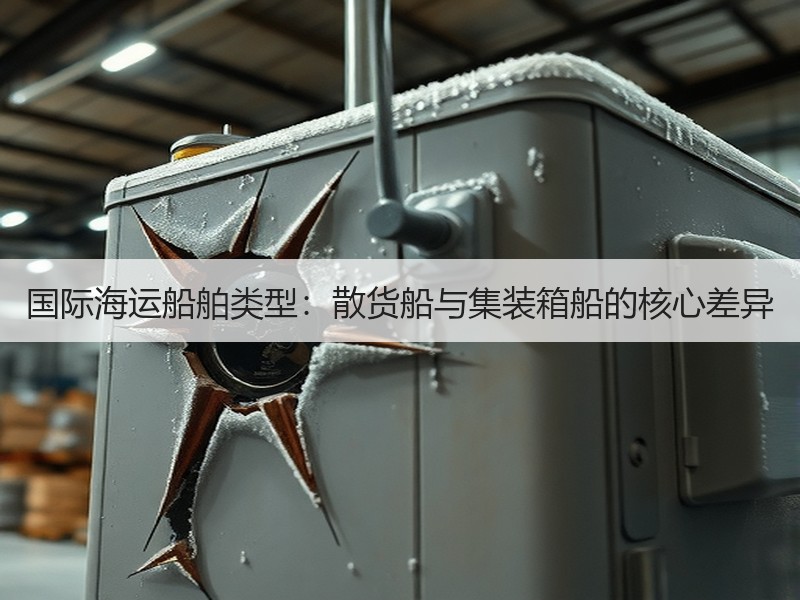 国际海运船舶类型:散货船与集装箱船的核心差异 国际海运船舶类型:散货船与集装箱船的核心差异