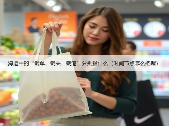 海运中的“截单、截关、截港”分别指什么（时间节点怎么把握）(图3)