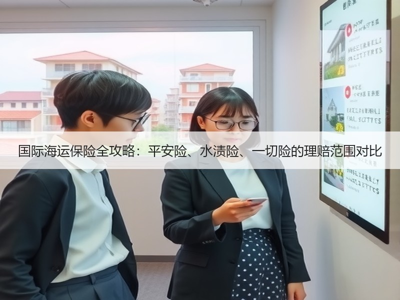 国际海运保险全攻略:平安险、水渍险、一切险的理赔范围对比 国际海运保险全攻略:平安险、水渍险、一切险的理赔范围对比