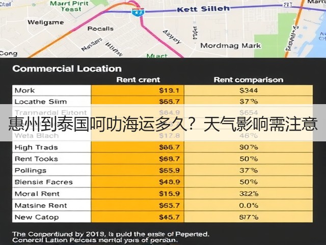 惠州到泰国呵叻海运多久？天气影响需注意(图3)