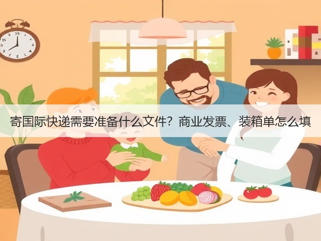 寄国际快递需要准备什么文件？商业发票、装箱单怎么填(图1)