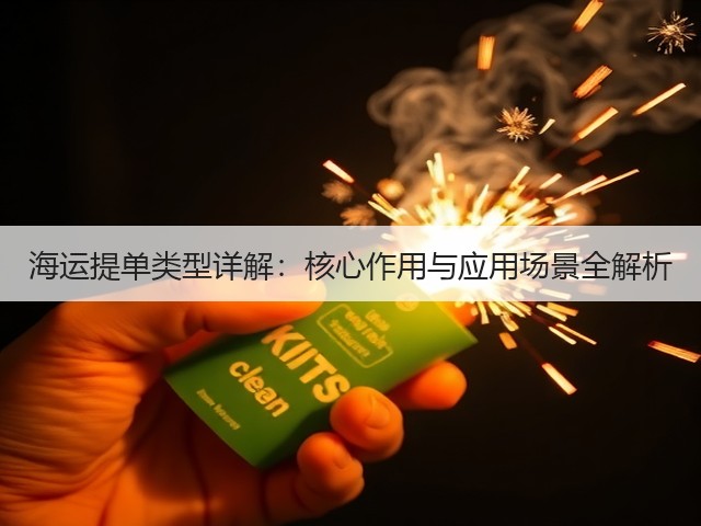 海运提单类型详解:核心作用与应用场景全解析(图1) 海运提单类型详解:核心作用与应用场景全解析(图1)