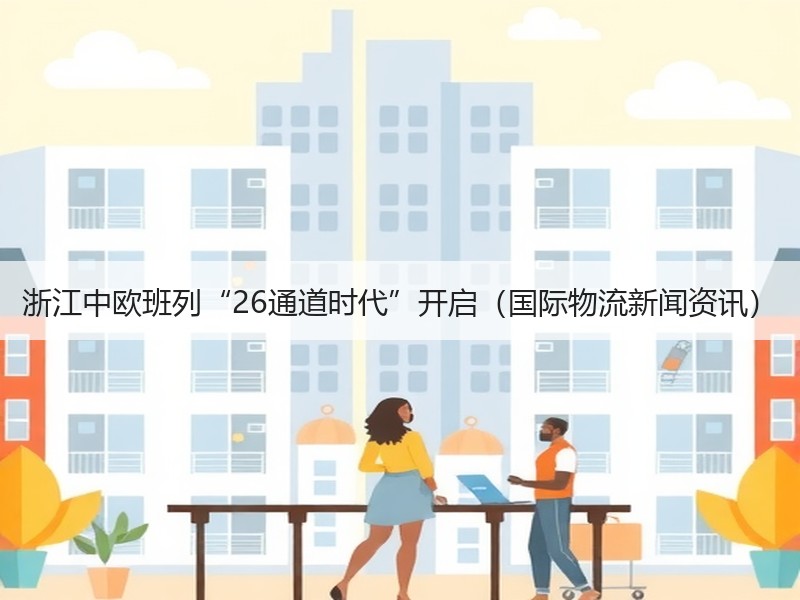 浙江中欧班列“26通道时代”开启(国际物流新闻资讯) 浙江中欧班列“26通道时代”开启(国际物流新闻资讯)