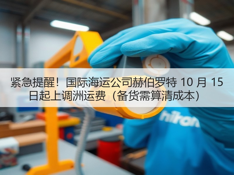 紧急提醒!国际海运公司赫伯罗特 10 月 15 日起上调洲运费(备货需算清成本) 紧急提醒!国际海运公司赫伯罗特 10 月 15 日起上调洲运费(备货需算清成本)