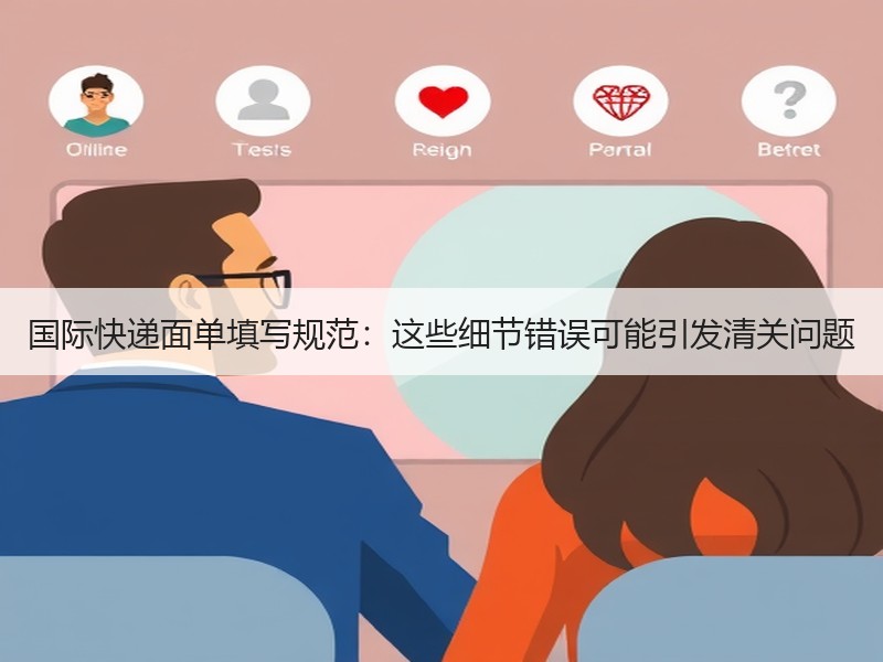 国际快递面单填写规范：这些细节错误可能引发清关问题