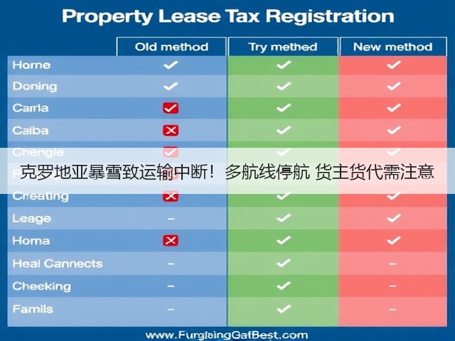 克罗地亚暴雪致运输中断!多航线停航 货主货代需注意(图3) 克罗地亚暴雪致运输中断!多航线停航 货主货代需注意(图3)