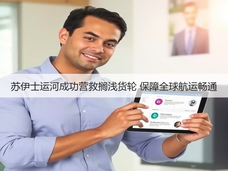 苏伊士运河成功营救搁浅货轮 保障全球航运畅通
