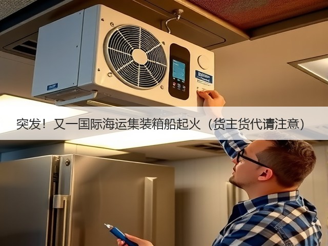 突发!又一国际海运集装箱船起火(货主货代请注意)(图3) 突发!又一国际海运集装箱船起火(货主货代请注意)(图3)