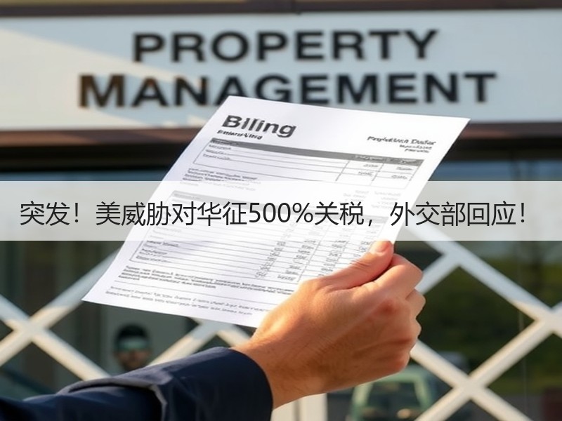 突发！美威胁对华征500%关税，外交部回应！