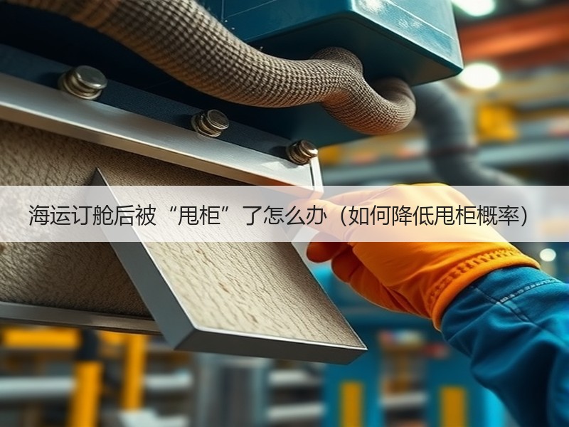 海运订舱后被“甩柜”了怎么办（如何降低甩柜概率）