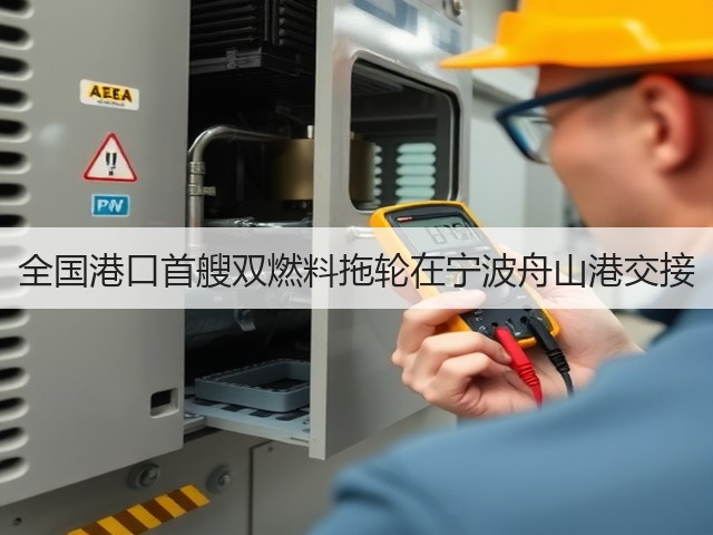 全国港口首艘双燃料拖轮在宁波舟山港交接(图2)