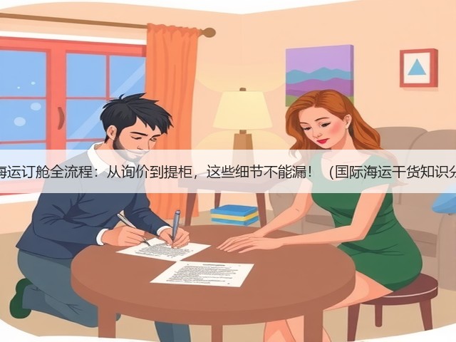 国际海运订舱全流程：从询价到提柜，这些细节不能漏！（国际海运干货知识分享）(图3)