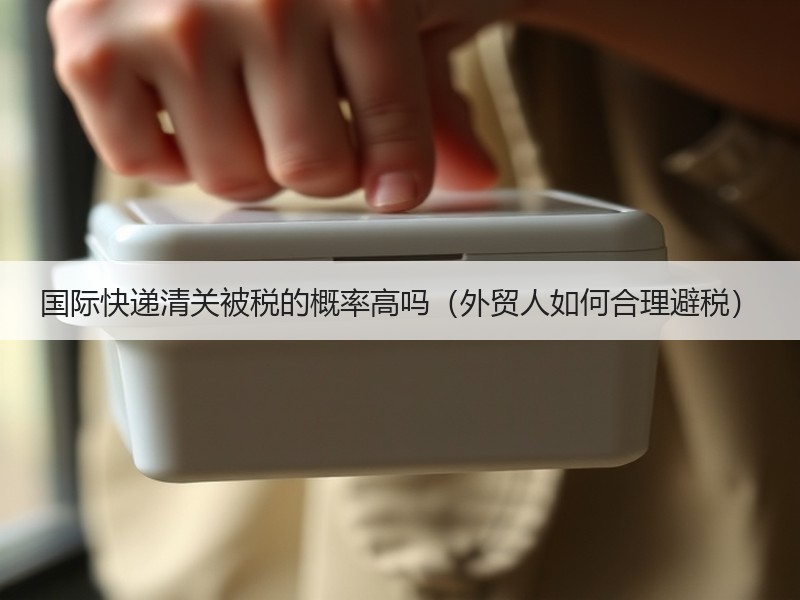 国际快递清关被税的概率高吗（外贸人如何合理避税）