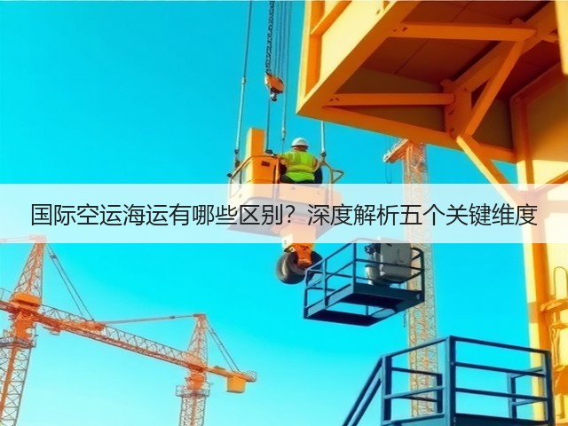 国际空运海运有哪些区别？深度解析五个关键维度(图3)