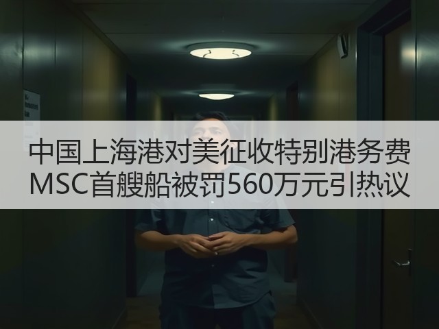 中国上海港对美征收特别港务费 MSC首艘船被罚560万元引热议(图1) 中国上海港对美征收特别港务费 MSC首艘船被罚560万元引热议(图1)
