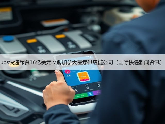 ups快递斥资16亿美元收购加拿大医疗供应链公司（国际快递新闻资讯）(图2)