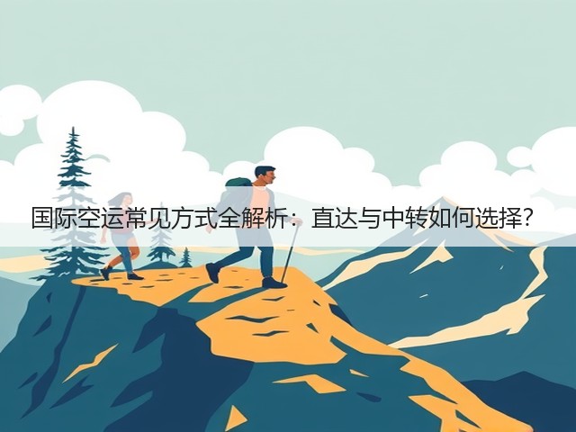 国际空运常见方式全解析:直达与中转如何选择?(图3) 国际空运常见方式全解析:直达与中转如何选择?(图3)