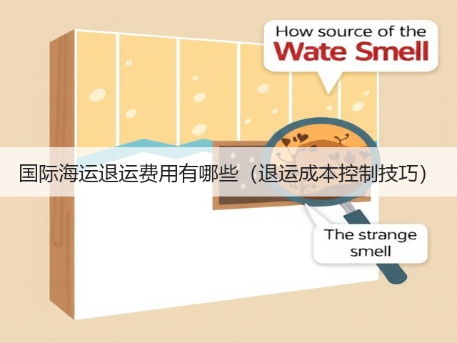 国际海运退运费用有哪些(退运成本控制技巧)(图1) 国际海运退运费用有哪些(退运成本控制技巧)(图1)