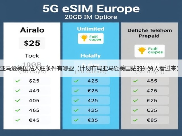 亚马逊美国站入驻条件有哪些（计划布局亚马逊美国站的外贸人看过来）(图2)