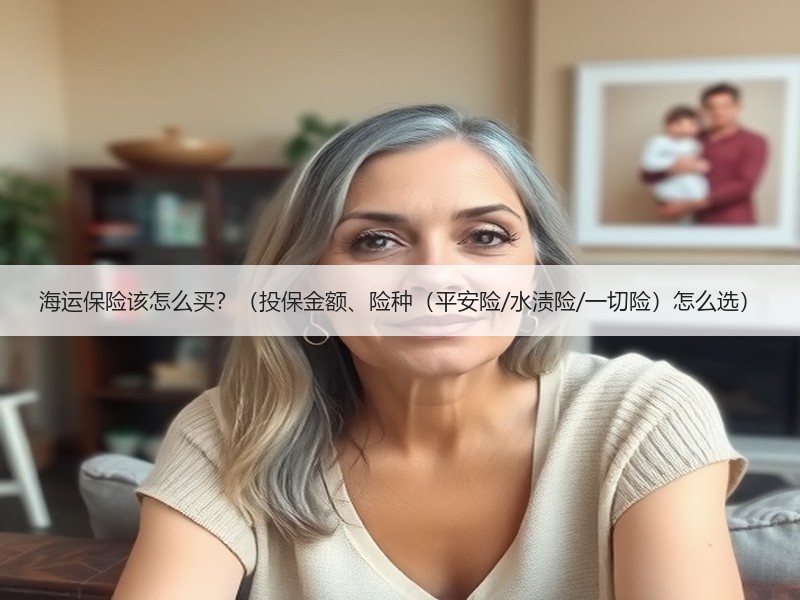 海运保险该怎么买？（投保金额、险种（平安险/水渍险/一切险）怎么选）
