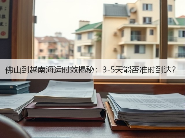 佛山到越南海运时效揭秘:3-5天能否准时到达?(图2) 佛山到越南海运时效揭秘:3-5天能否准时到达?(图2)
