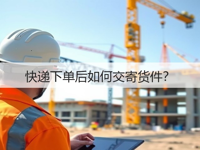 快递下单后如何交寄货件?(图1) 快递下单后如何交寄货件?(图1)
