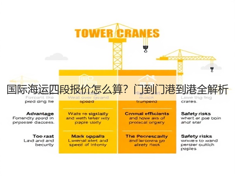 国际海运四段报价怎么算？门到门港到港全解析