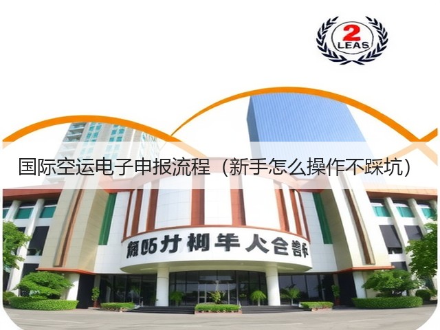 国际空运电子申报流程(新手怎么操作不踩坑)(图3) 国际空运电子申报流程(新手怎么操作不踩坑)(图3)