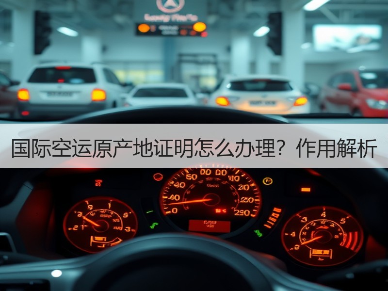 国际空运原产地证明怎么办理？作用解析