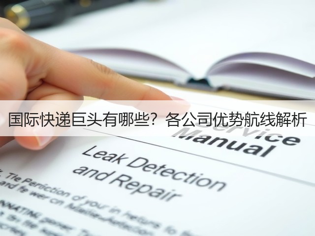 国际快递巨头有哪些?各公司优势航线解析(图1) 国际快递巨头有哪些?各公司优势航线解析(图1)