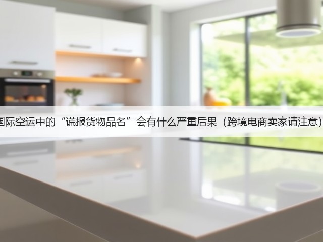 国际空运中的“谎报货物品名”会有什么严重后果(跨境电商卖家请注意)(图2) 国际空运中的“谎报货物品名”会有什么严重后果(跨境电商卖家请注意)(图2)