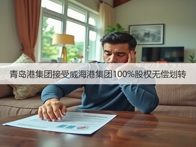 青岛港集团接受威海港集团100%股权无偿划转(图2) 青岛港集团接受威海港集团100%股权无偿划转(图2)
