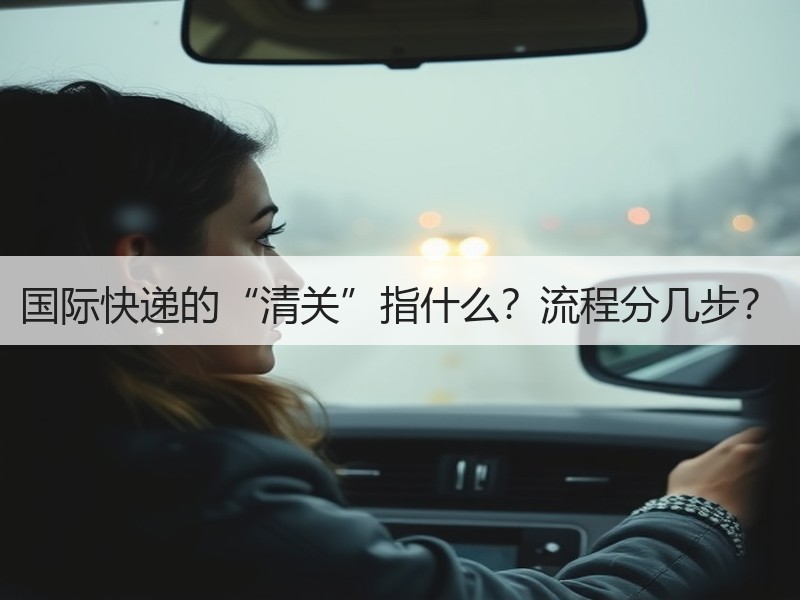 国际快递的“清关”指什么？流程分几步？
