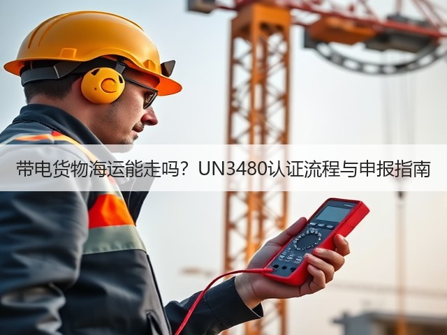 带电货物海运能走吗？UN3480认证流程与申报指南(图2)