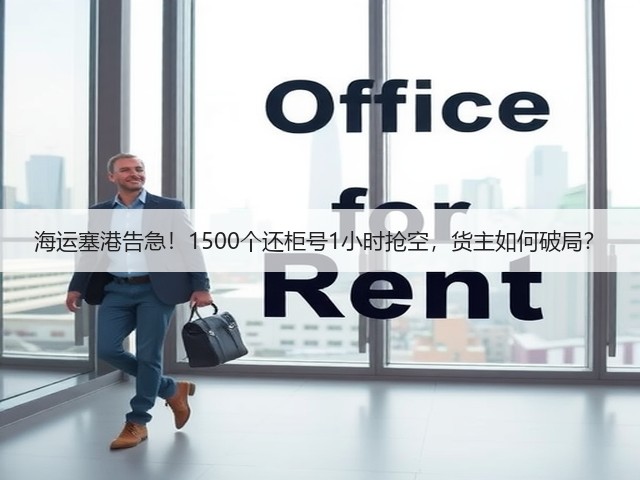 海运塞港告急！1500个还柜号1小时抢空，货主如何破局？(图2)