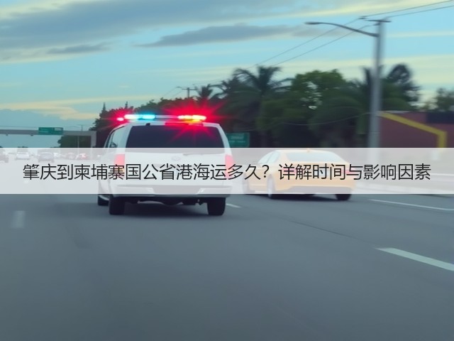 肇庆到柬埔寨国公省港海运多久？详解时间与影响因素(图3)