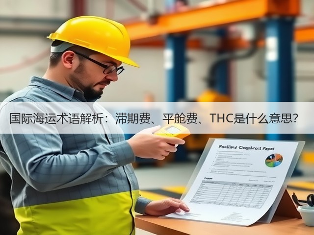 国际海运术语解析：滞期费、平舱费、THC是什么意思？(图1)