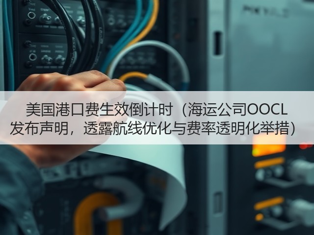 美国港口费生效倒计时（海运公司OOCL 发布声明，透露航线优化与费率透明化举措）(图3)