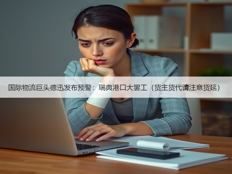 国际物流巨头德迅发布预警:瑞典港口大罢工(货主货代请注意货延) 国际物流巨头德迅发布预警:瑞典港口大罢工(货主货代请注意货延)
