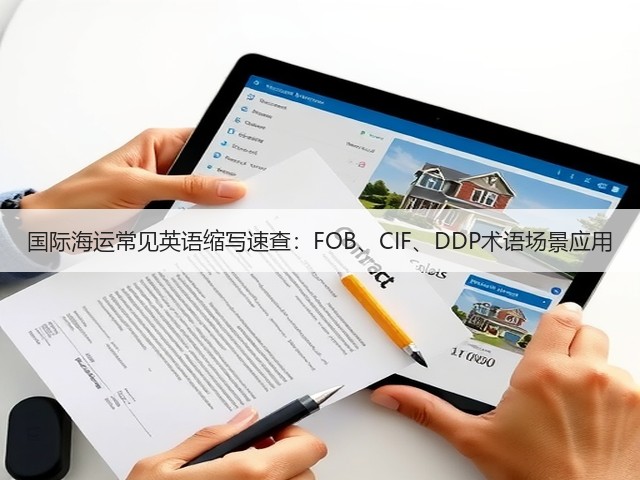 国际海运常见英语缩写速查：FOB、CIF、DDP术语场景应用(图2)