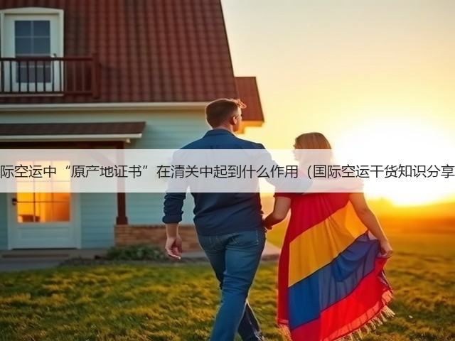 国际空运中“原产地证书”在清关中起到什么作用(国际空运干货知识分享)(图2) 国际空运中“原产地证书”在清关中起到什么作用(国际空运干货知识分享)(图2)