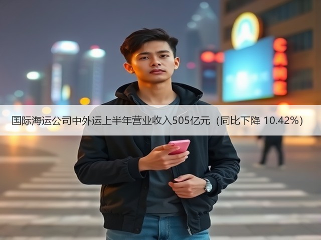 国际海运公司中外运上半年营业收入505亿元（同比下降 10.42%）(图1)
