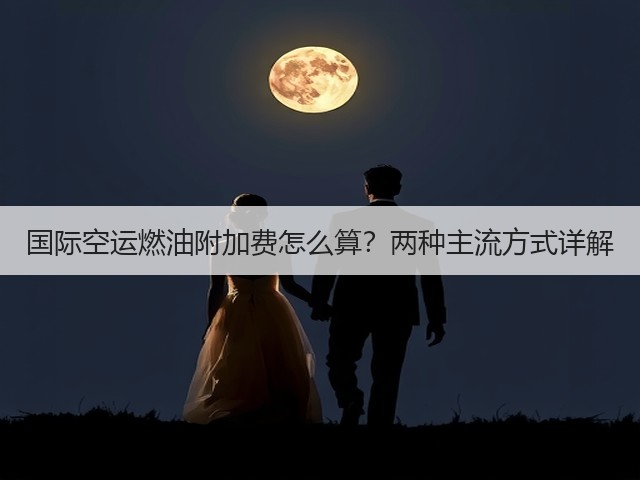 国际空运燃油附加费怎么算?两种主流方式详解(图1) 国际空运燃油附加费怎么算?两种主流方式详解(图1)