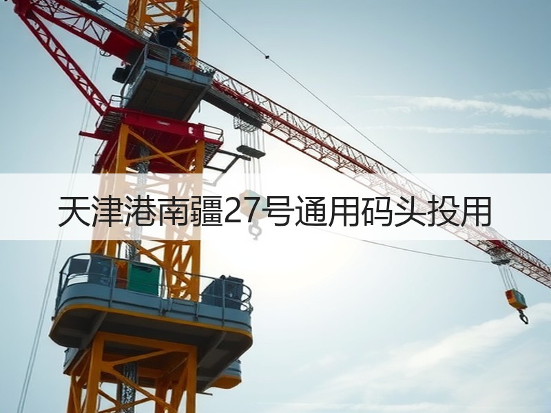 天津港南疆27号通用码头投用 天津港南疆27号通用码头投用